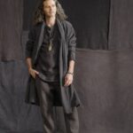 men's long kimono jacket