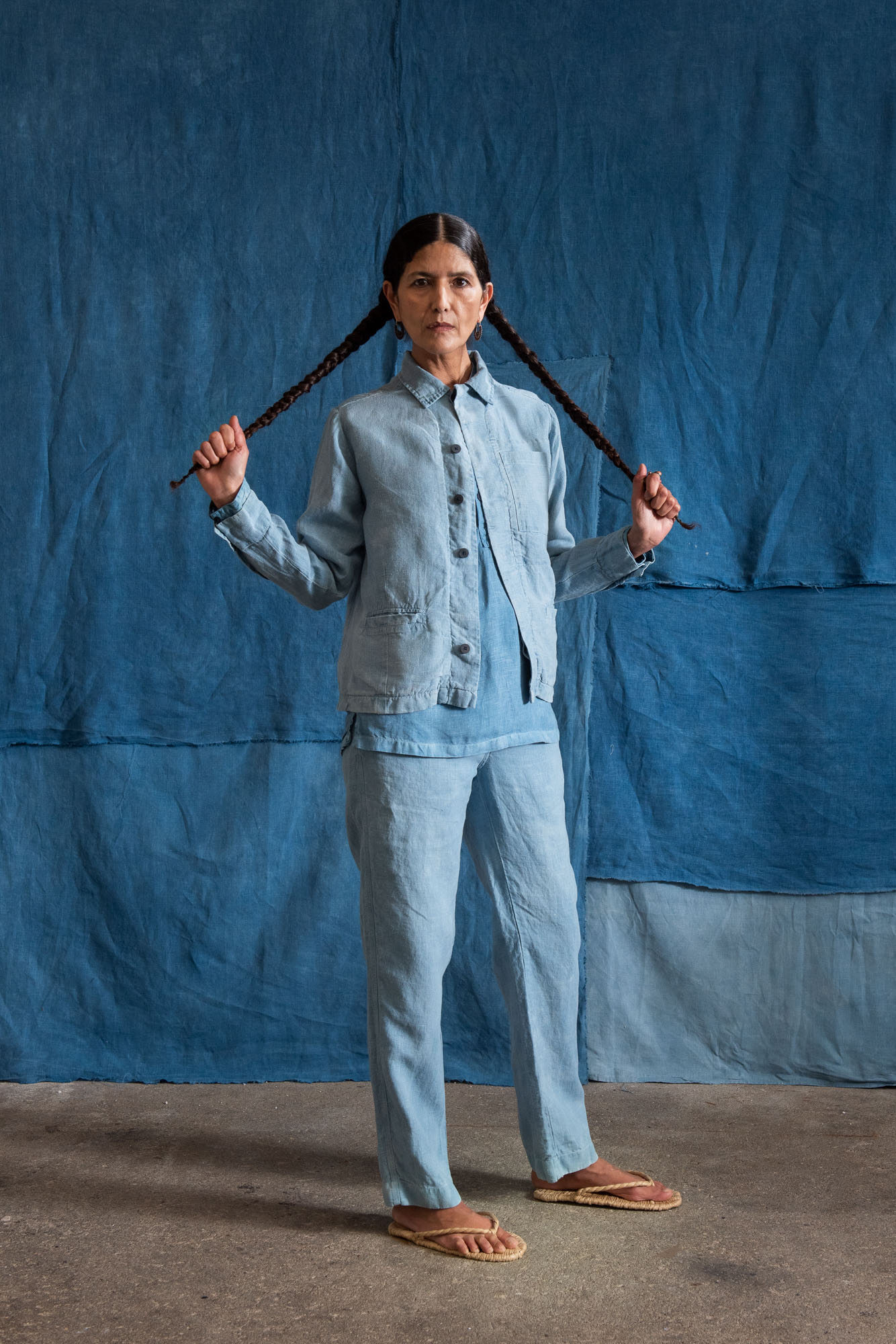 Veste de travail - Femme - Bleu de Cocagne