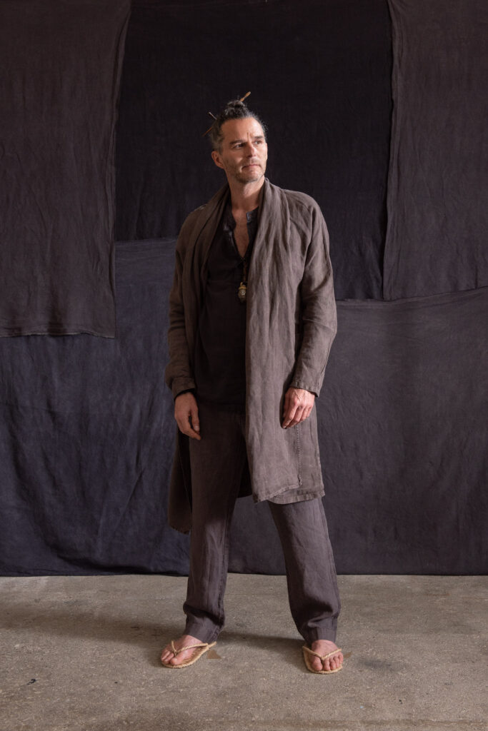 men's long kimono jacket